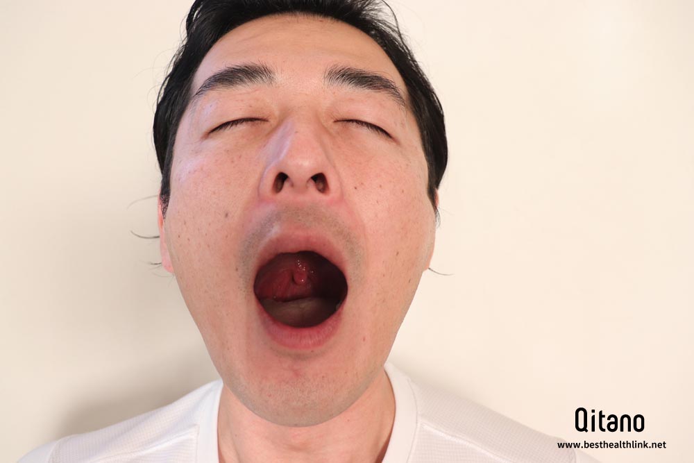 のどちんこを上げる「いびき体操」で口の中の筋肉を鍛えるトレーニング
